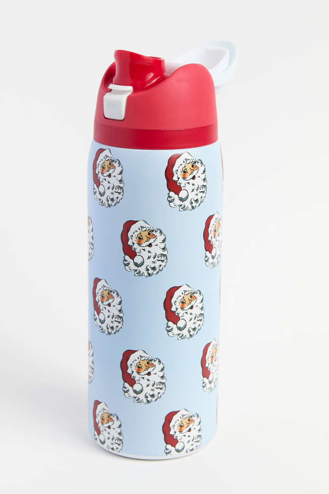 Vintage Santa 32 Oz Water Bottle - Image 3