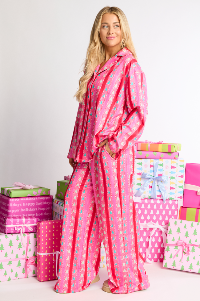 Tree Me Right Oversized Pajama Set - Image 4