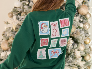 Dear Santa Evergreen Graphic Sweatshirt