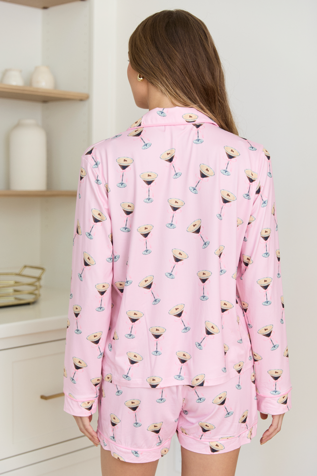 Espresso Yourself Pink Pajama Set - Image 5