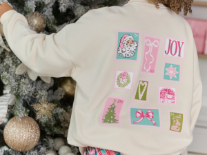 Dear Santa Cream Graphic Sweatshirt