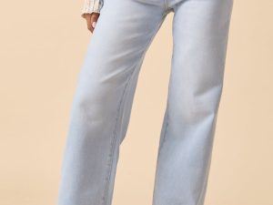 Kelsea Light Wash Wide Leg Jeans
