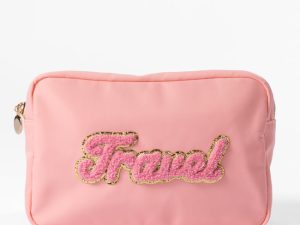 Pink Travel Travel Pouch FINAL SALE