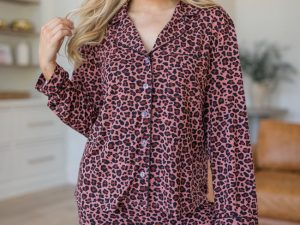 Under The Stars In Catwalk Couture Long Sleeve Bamboo Pajama Top FINAL SALE
