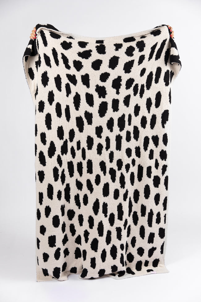 Make Me Believe Small Leopard Spotted Blanket FINAL SALE - Image 3