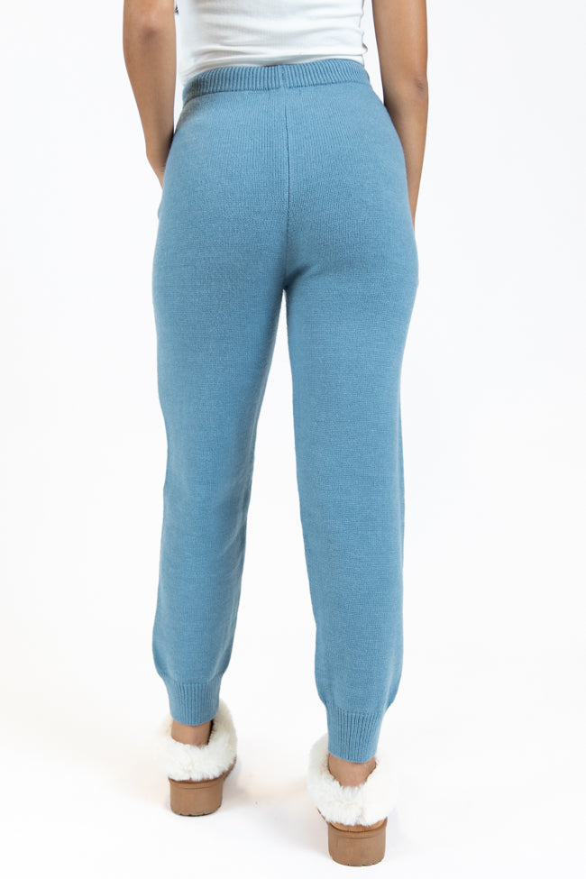 Real Karma Blue Jogger Style Lounge Pants FINAL SALE - Image 4