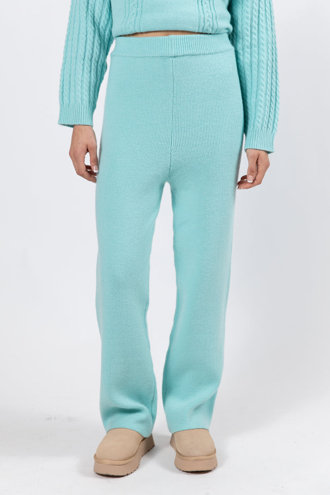On My List Mint Sweater Lounge Pants FINAL SALE