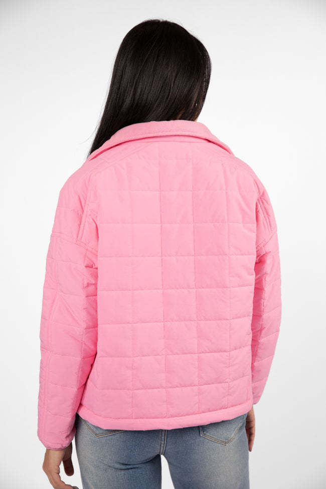 Vail Valley Pink Lightweight Puffer Jacket FINAL SALE - Image 5