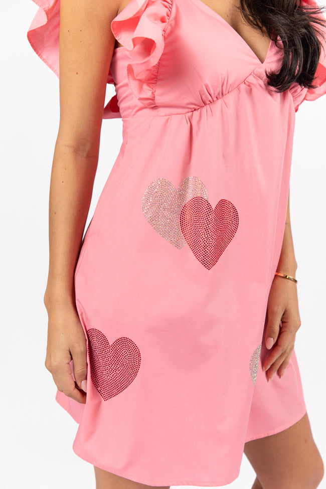 Heart and Soul Pink Babydoll Dress FINAL SALE - Image 3