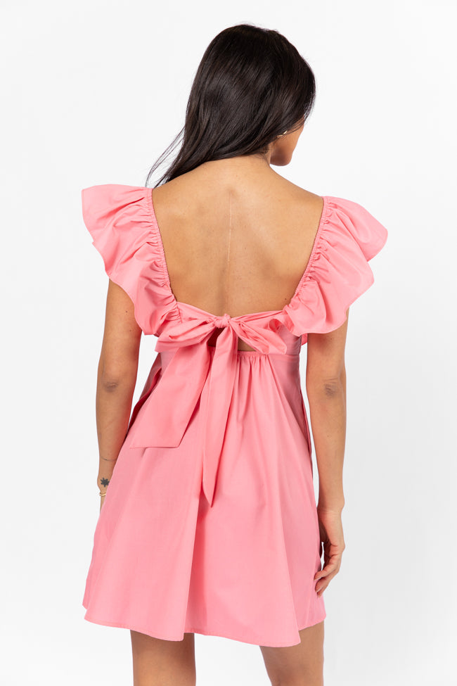 Heart and Soul Pink Babydoll Dress FINAL SALE - Image 5
