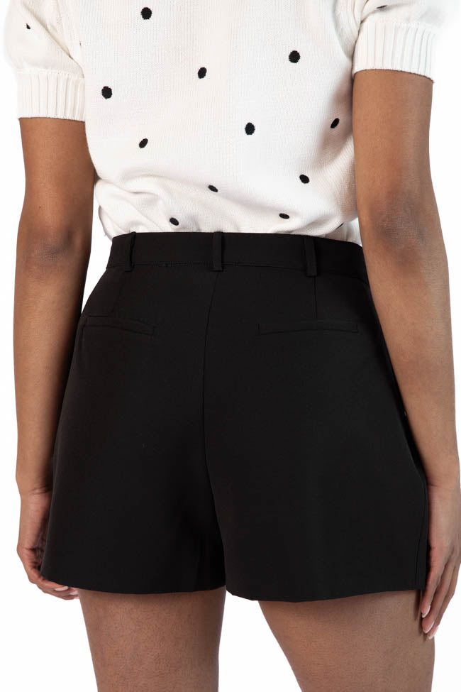 Fresh Path Black Tailored Shorts FINAL SALE - Image 4