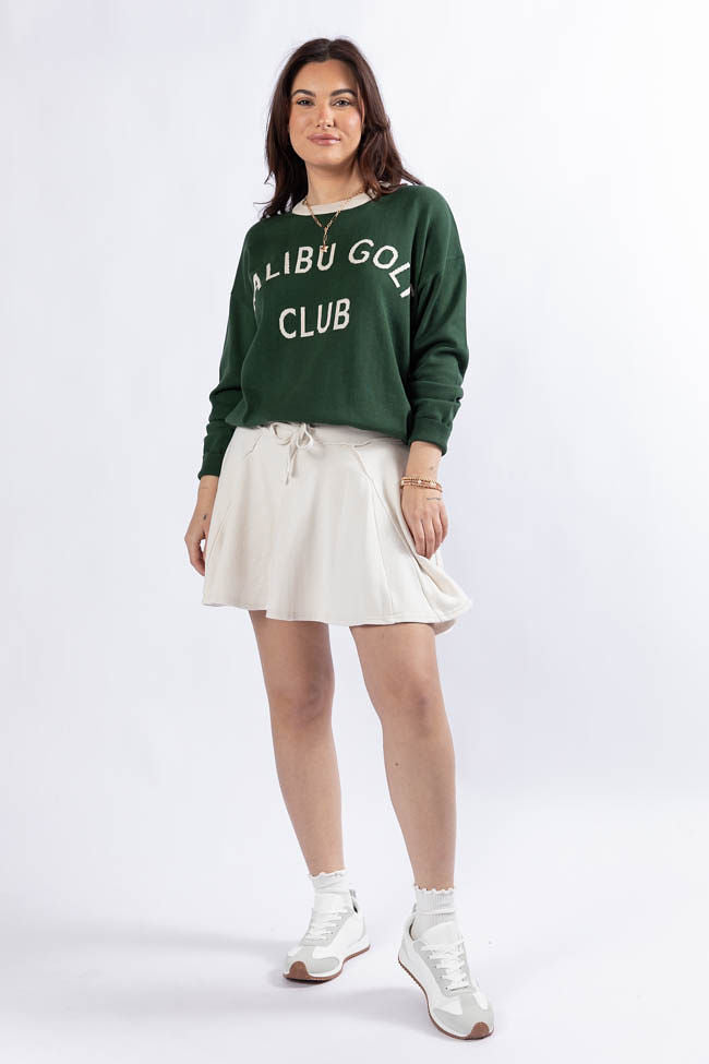 Where To Next Cream Knit Skort FINAL SALE - Image 2