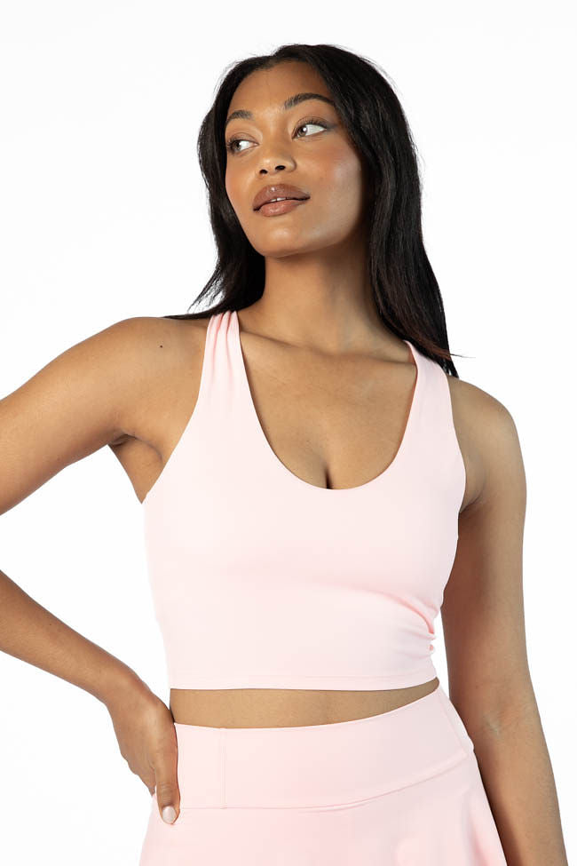 Head Start Pink V-Shaped Back Active Top FINAL SALE - Image 5