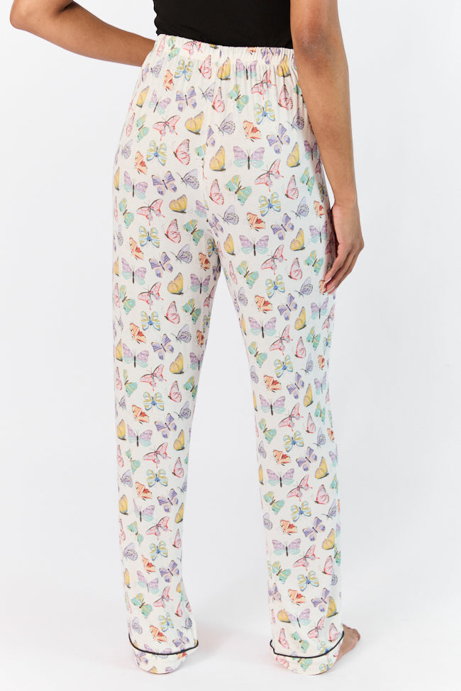 Good To Get Away Butterfly Pajama Pants FINAL SALE - Image 4
