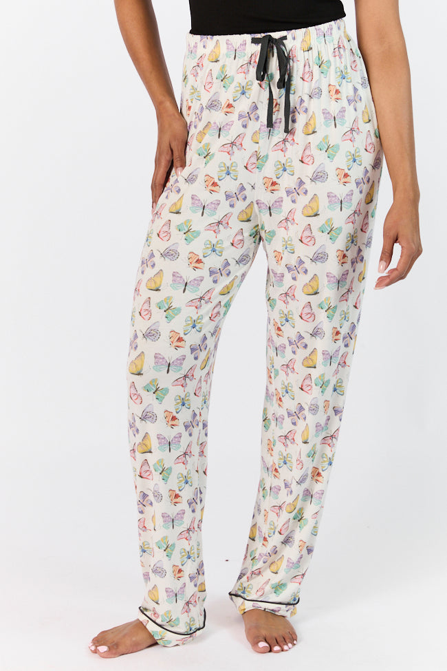 Good To Get Away Butterfly Pajama Pants FINAL SALE - Image 2