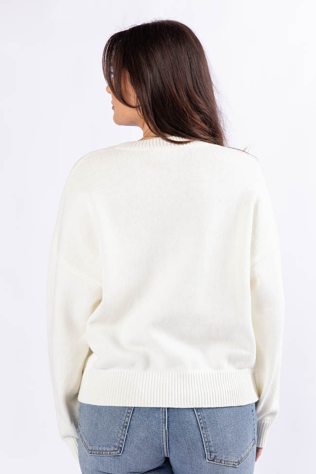 Too Much To Bear Ivory Sweater FINAL SALE - Image 7