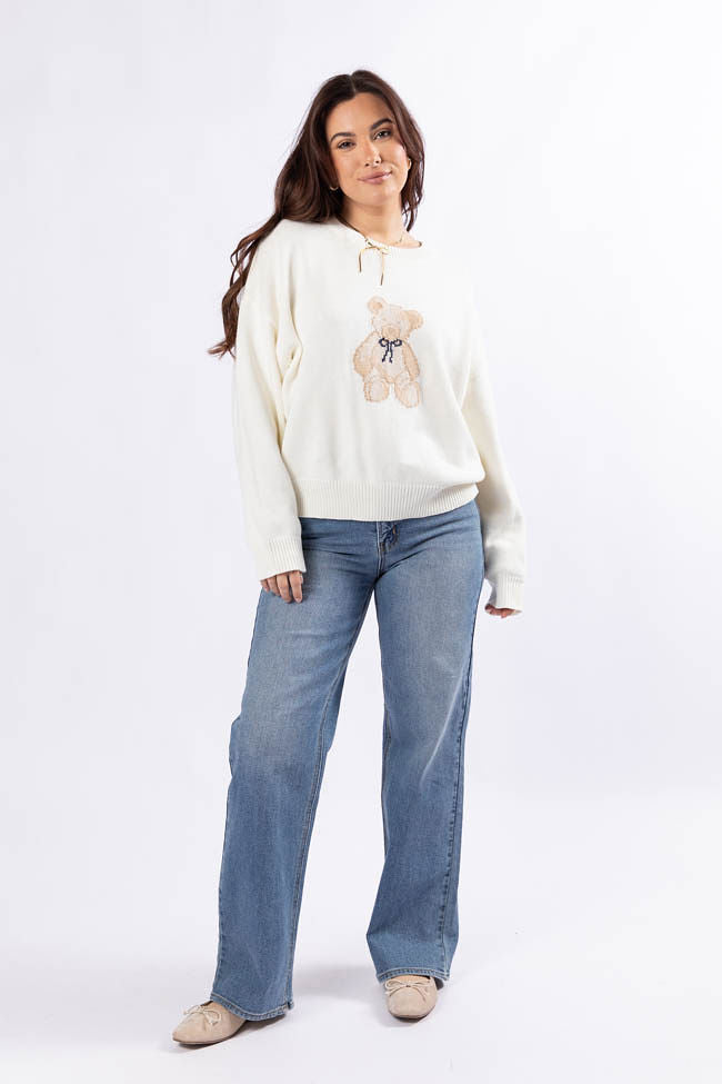 Too Much To Bear Ivory Sweater FINAL SALE - Image 4