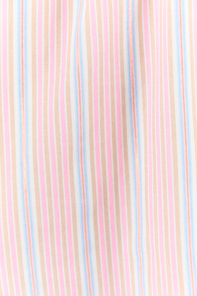 All Day Long Multi Striped One Shoulder Mini Dress FINAL SALE - Image 7