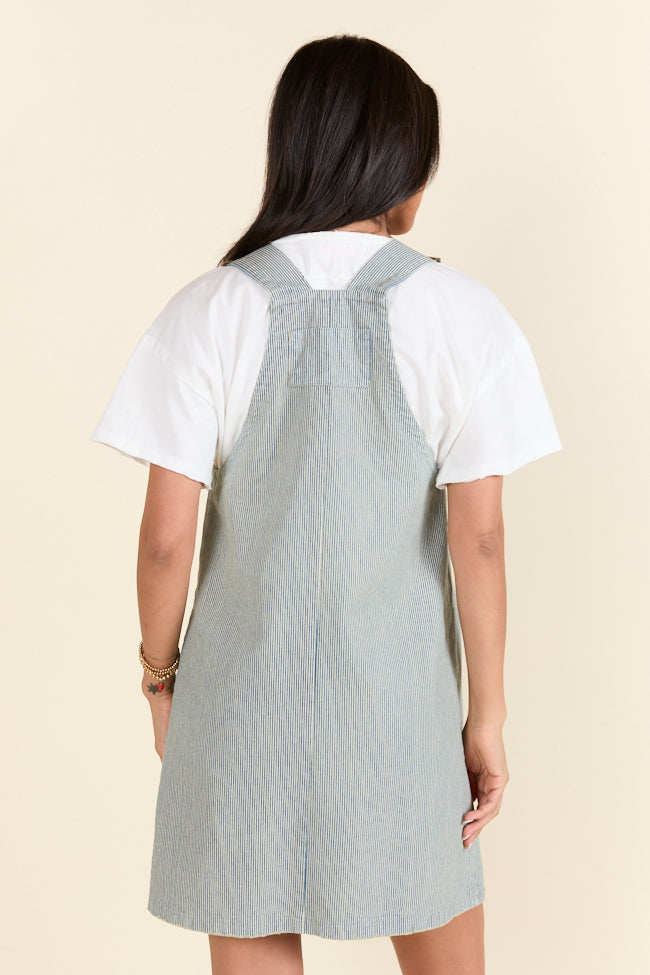 Shelley Striped Overall Dress - Image 4