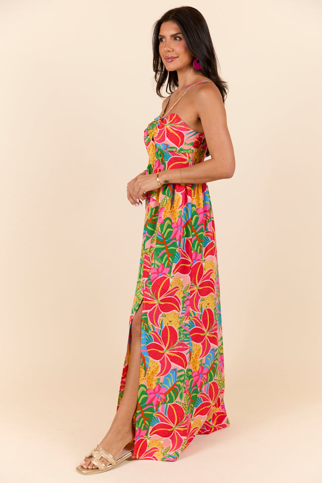 Keep It Floral Pink Printed Dress FINAL SALE - Image 5