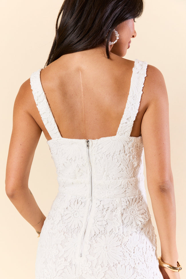Pure Elegance White Lace Jumpsuit FINAL SALE - Image 6