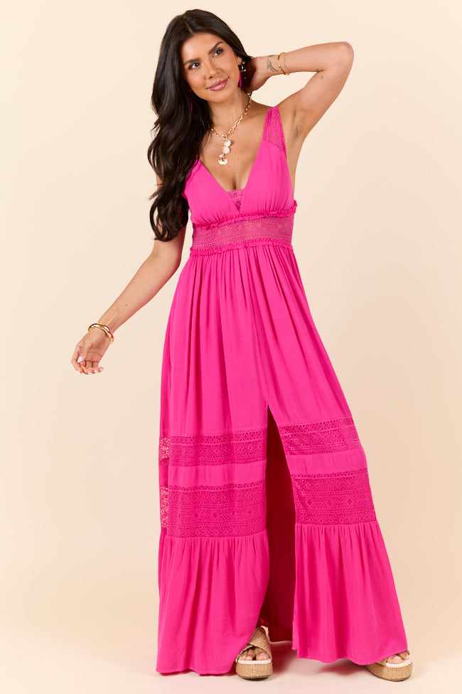 Summer Crush Fuchsia Maxi Dress FINAL SALE - Image 3