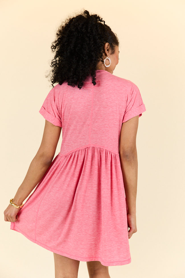 Whats The Occasion Red Button Knit Dress FINAL SALE - Image 5