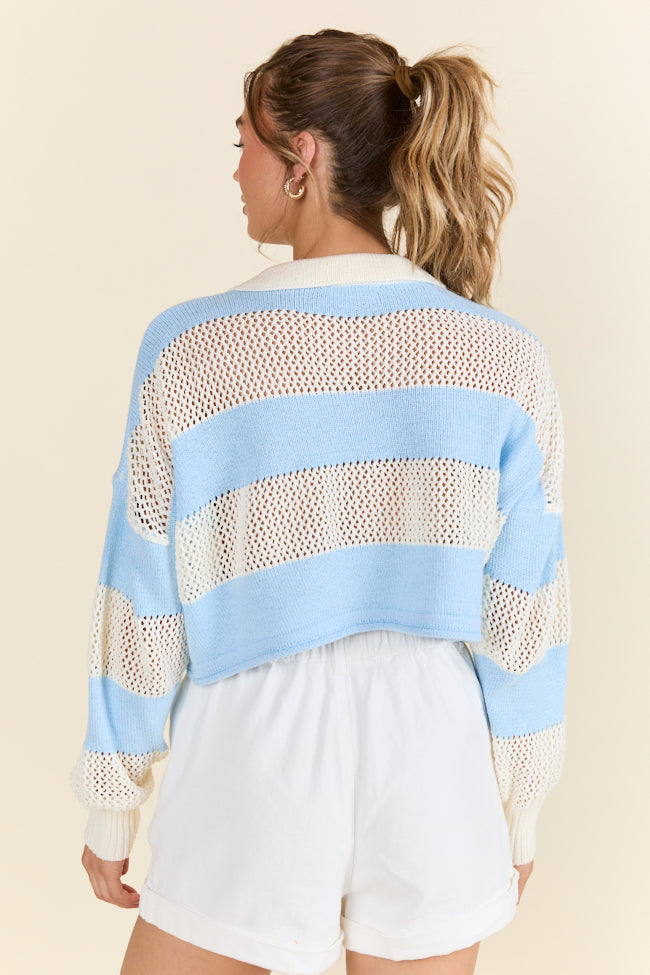 By The Rules Striped Knit Rugby Sweater FINAL SALE - Image 9
