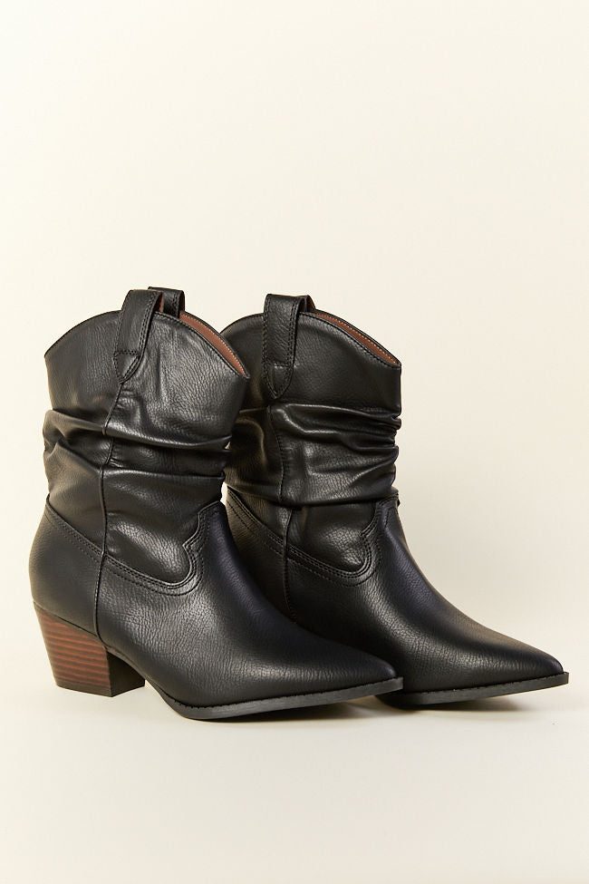 Kit Black Scrunch Western Boots FINAL SALE - Image 2