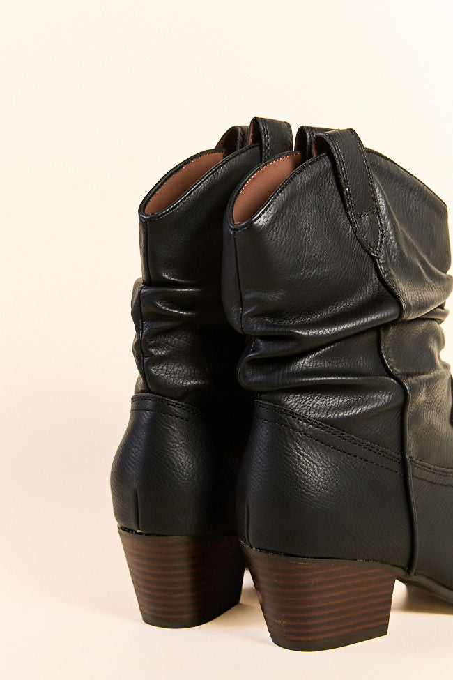 Kit Black Scrunch Western Boots FINAL SALE - Image 4