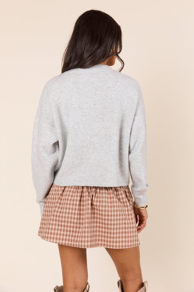 Erika Grey Horse Sweater Cardigan - Image 6