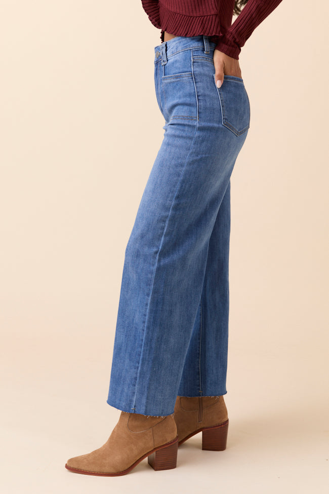 My Favorite Medium Wash Wide Leg Jeans - Image 3