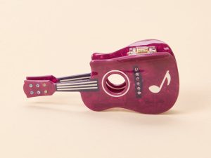 Sloane Burgundy Guitar Claw Clip