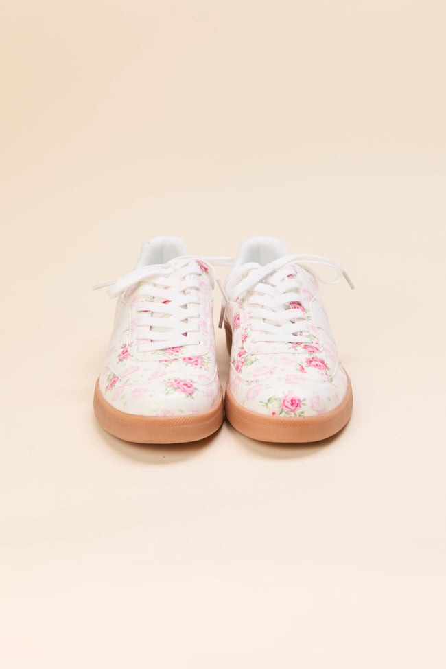 Tiffany White Floral Sneakers - Image 4