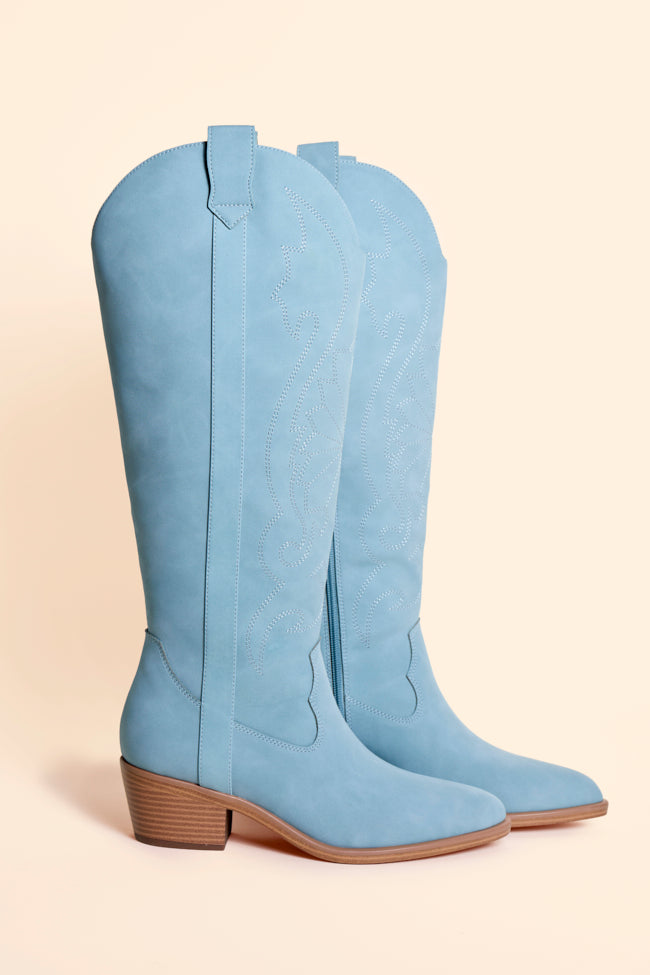 Shania Blue Boots - Image 3