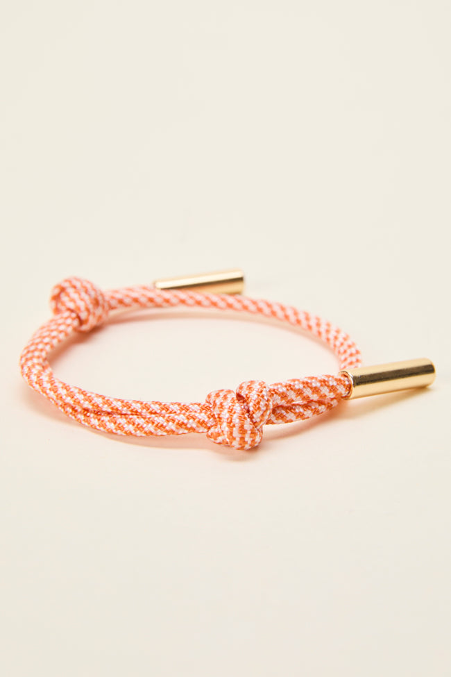 University Orange Cord Bracelet FINAL SALE - Image 2