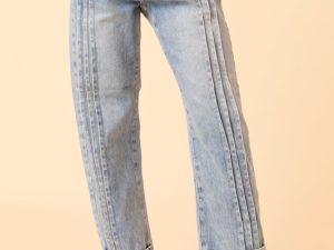 Camilla Medium Wash Seamed Barrel Jeans