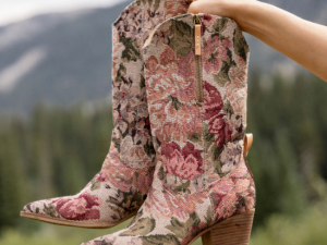 Brilee Floral Tapestry Cowboy Boots FINAL SALE