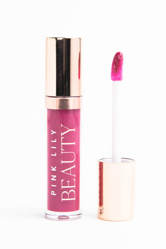 Pink Lily Beauty Blooming Gloss Tinted Lip Oil - Polished Plum FINAL SALE