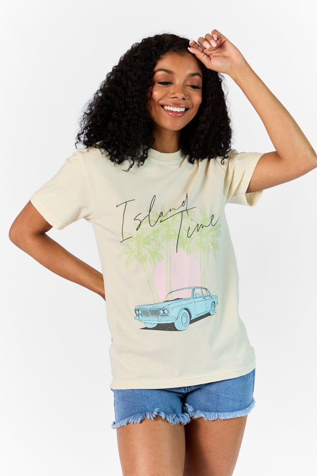 Island Time Ivory Graphic Tee - Image 2