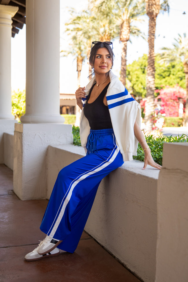 My Own Victories Blue Track Pants FINAL SALE