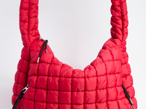 Haylie Red Quilted Carry All Bag