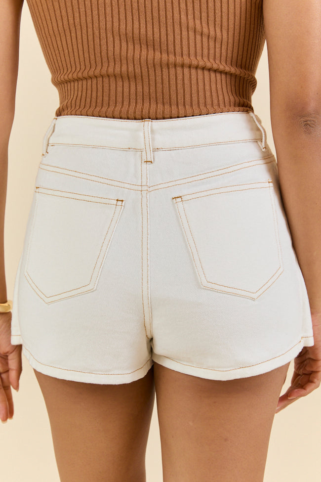 Reverb Radiance White Denim Skort FINAL SALE - Image 4