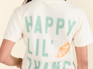 Happy Lil' Thang Ivory Graphic Tee