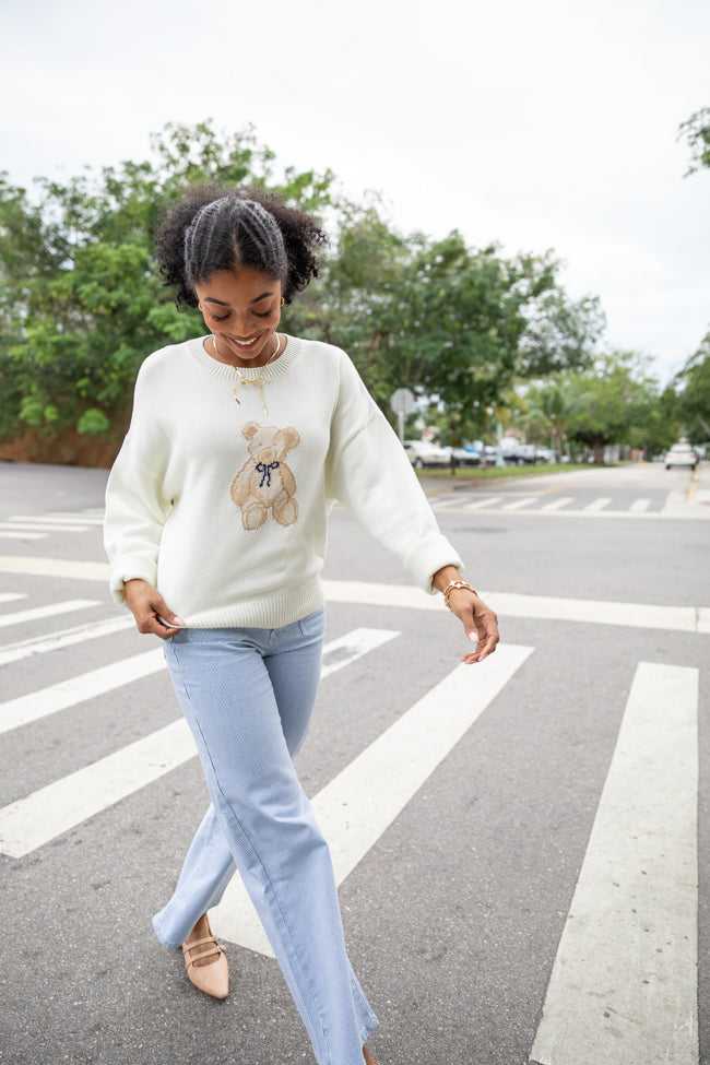 Too Much To Bear Ivory Sweater FINAL SALE - Image 2