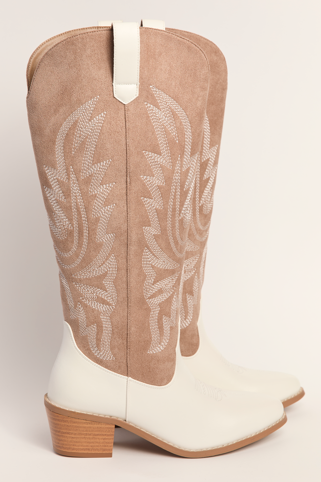 Boujee Two Tone Boots - Image 7