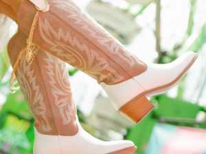 Boujee Two Tone Boots