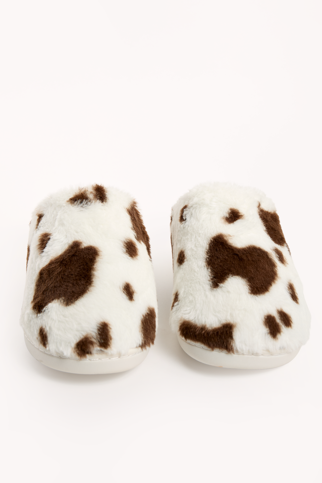 Lucila Cow Print Slippers DOORBUSTER - Image 3