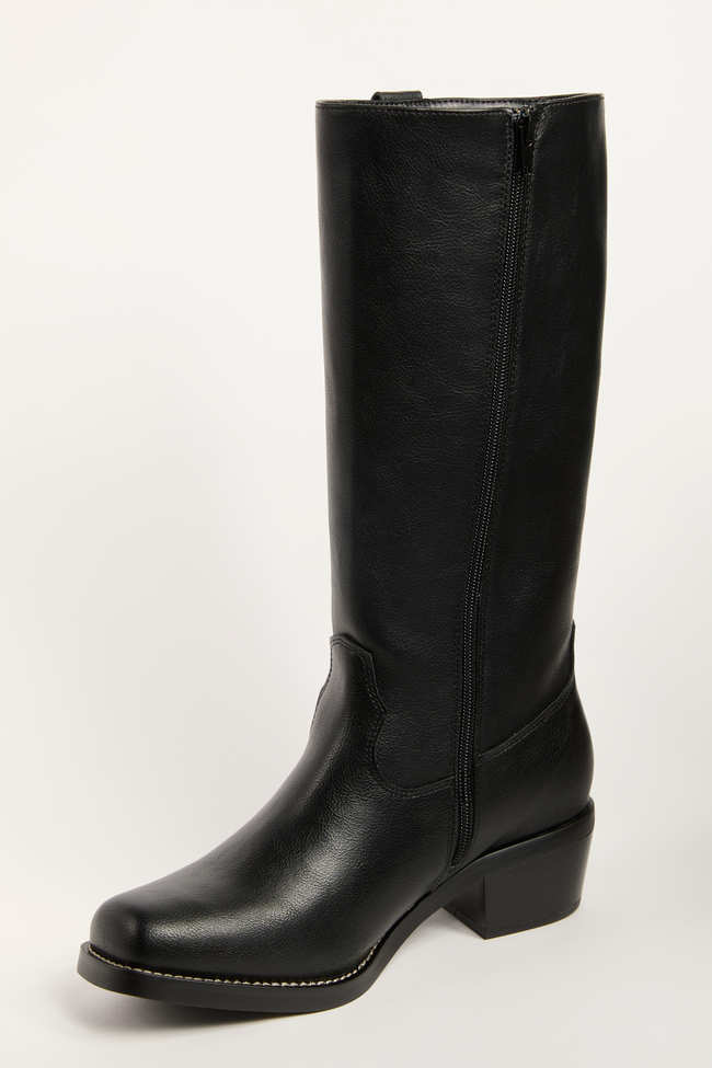 Duston Black Pull On Boots - Image 5