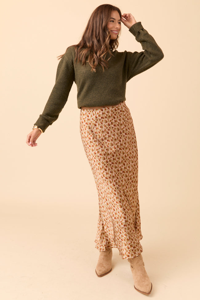 Naomi Tan Multi Flower Maxi Skirt - Image 5